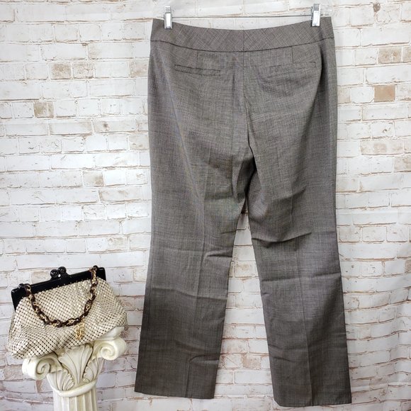 Classiques Entier Size 10 Black Micro Check 100% Virgin Wool Dress Pants Slacks - Picture 5 of 11